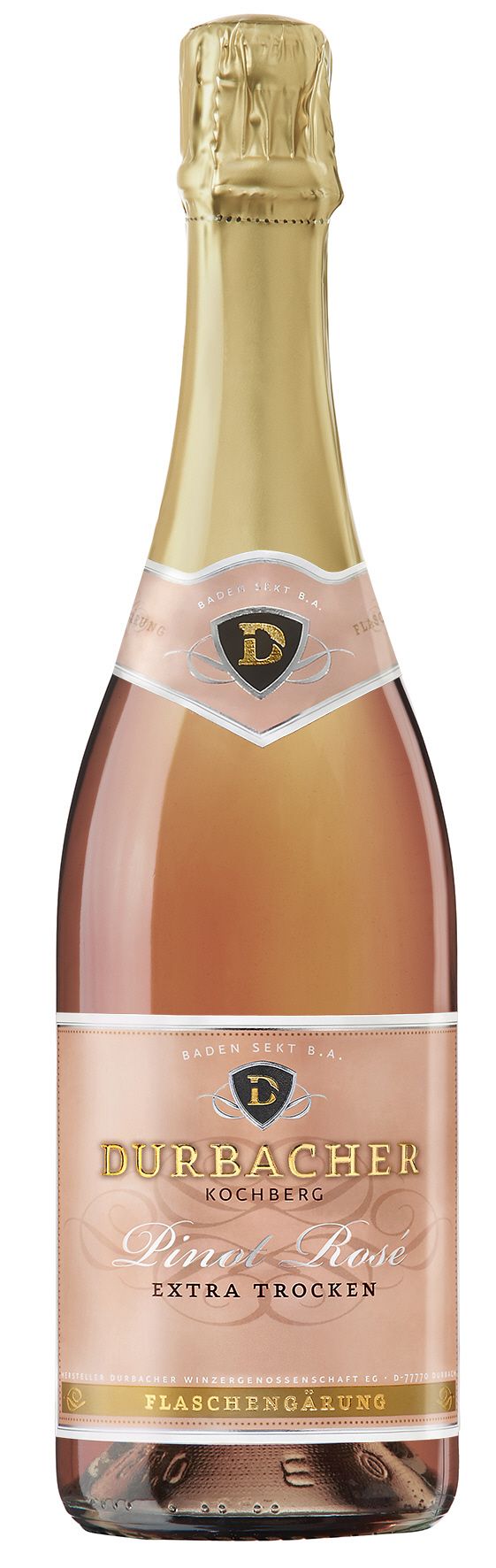 Durbacher Kochberg Pinot Rosé extra trocken Flaschengärung