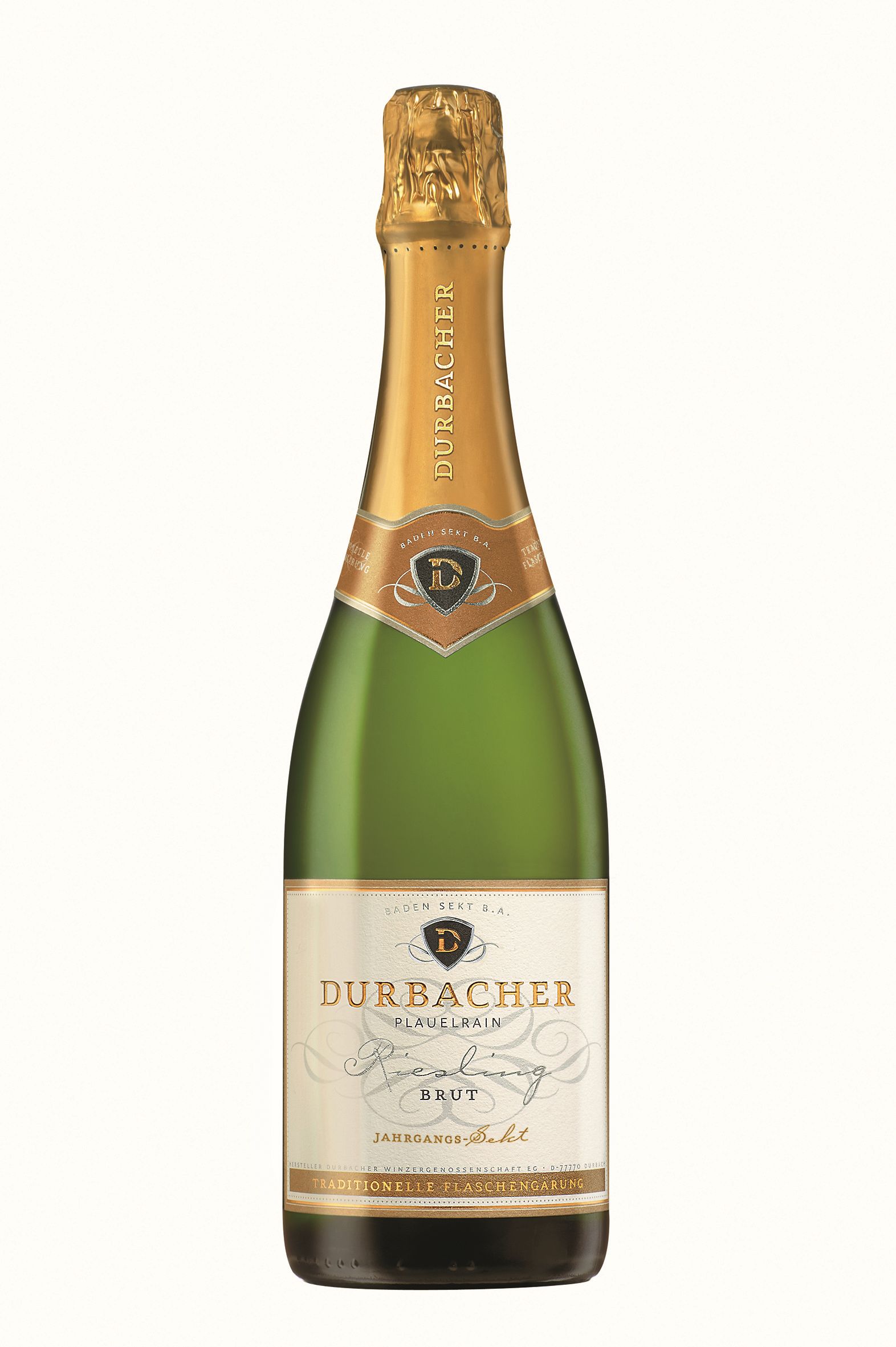 Durbacher Plauelrain Riesling brut Flaschengärung
